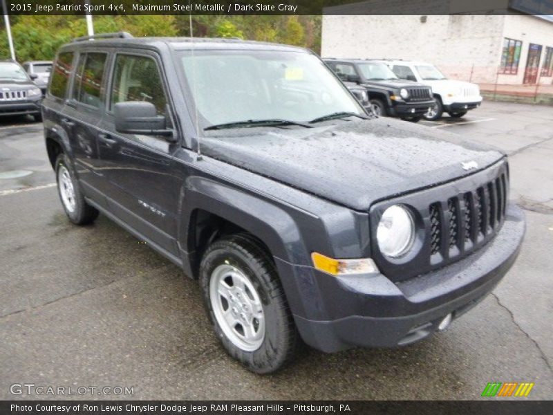 Maximum Steel Metallic / Dark Slate Gray 2015 Jeep Patriot Sport 4x4