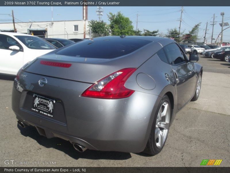 Platinum Graphite / Gray Leather 2009 Nissan 370Z Touring Coupe