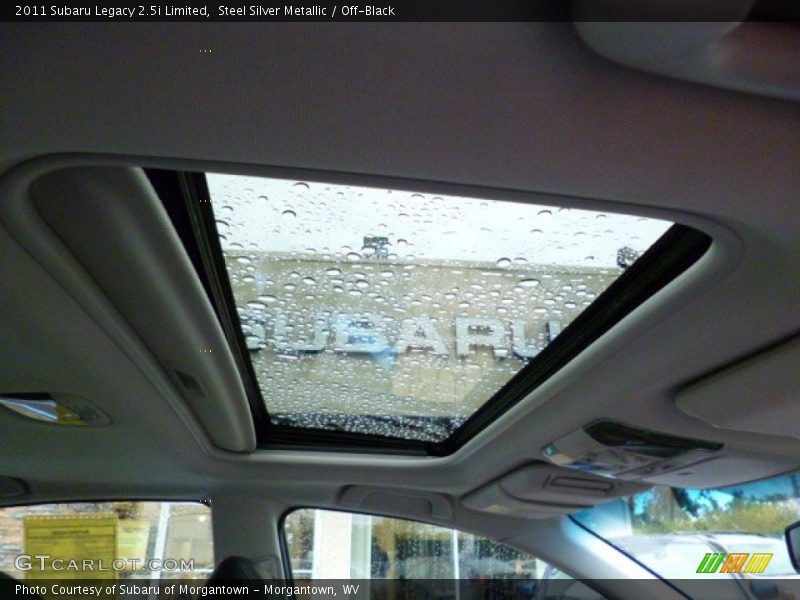 Steel Silver Metallic / Off-Black 2011 Subaru Legacy 2.5i Limited