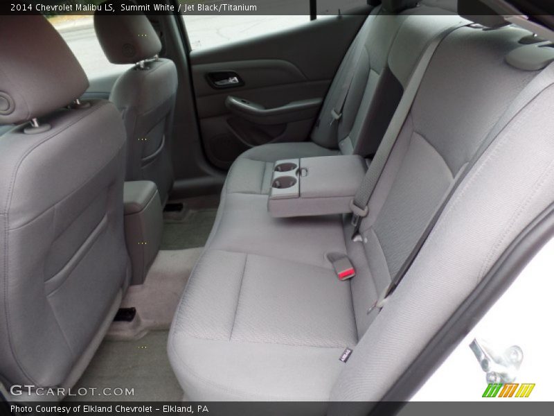 Rear Seat of 2014 Malibu LS