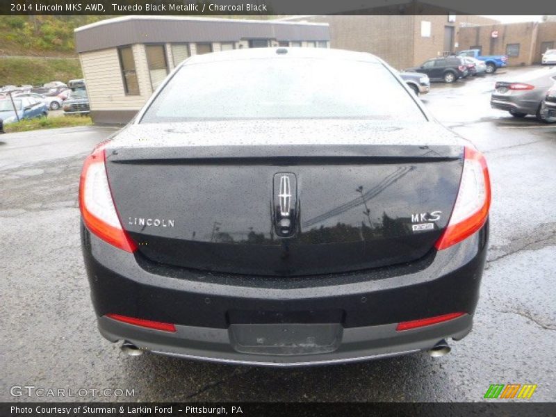 Tuxedo Black Metallic / Charcoal Black 2014 Lincoln MKS AWD