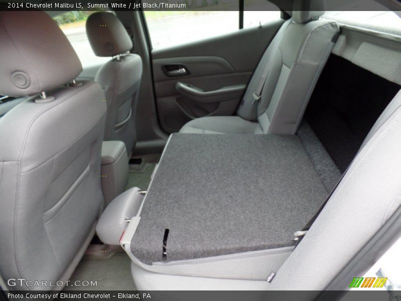 Rear Seat of 2014 Malibu LS