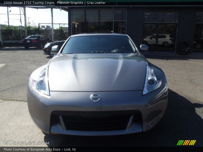 Platinum Graphite / Gray Leather 2009 Nissan 370Z Touring Coupe
