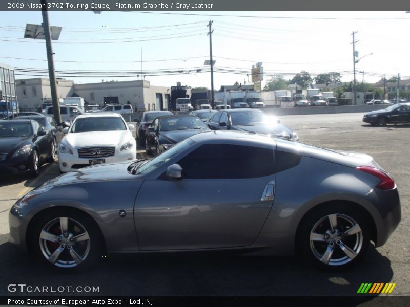 Platinum Graphite / Gray Leather 2009 Nissan 370Z Touring Coupe