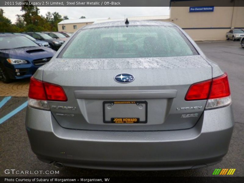 Steel Silver Metallic / Off-Black 2011 Subaru Legacy 2.5i Limited