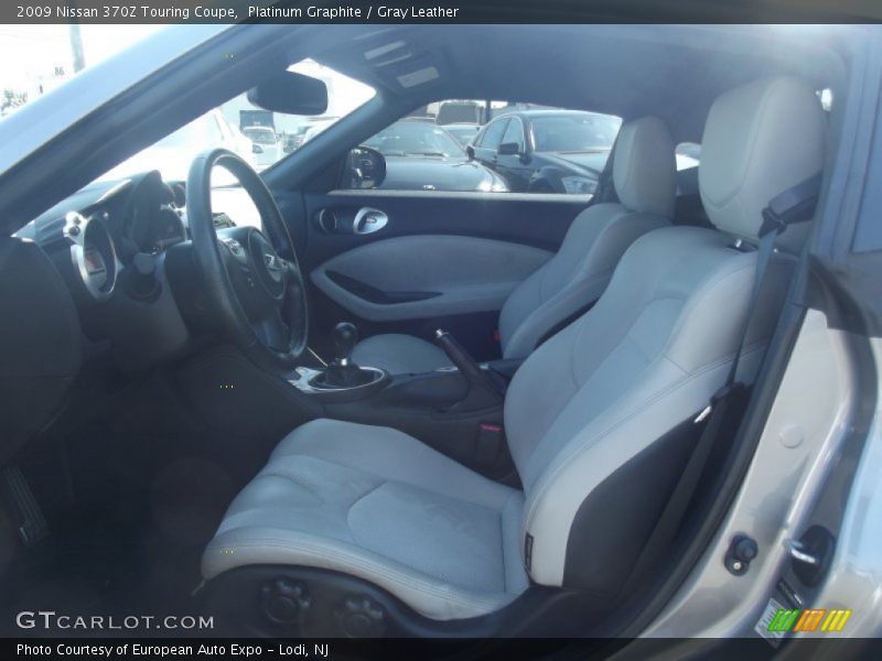 Platinum Graphite / Gray Leather 2009 Nissan 370Z Touring Coupe