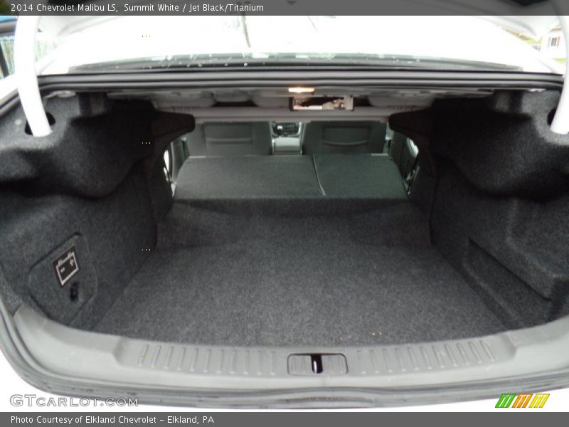 Summit White / Jet Black/Titanium 2014 Chevrolet Malibu LS