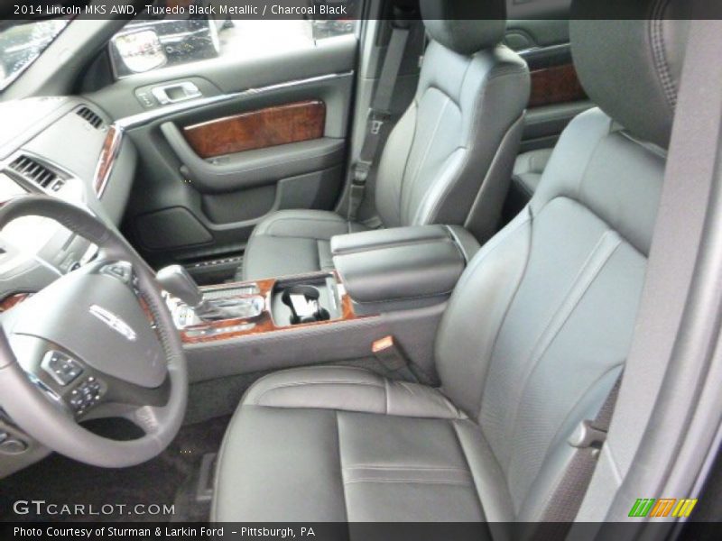 Tuxedo Black Metallic / Charcoal Black 2014 Lincoln MKS AWD