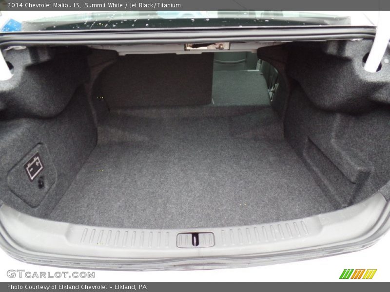 Summit White / Jet Black/Titanium 2014 Chevrolet Malibu LS