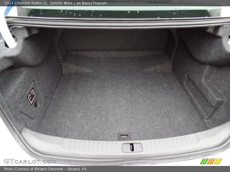 Summit White / Jet Black/Titanium 2014 Chevrolet Malibu LS