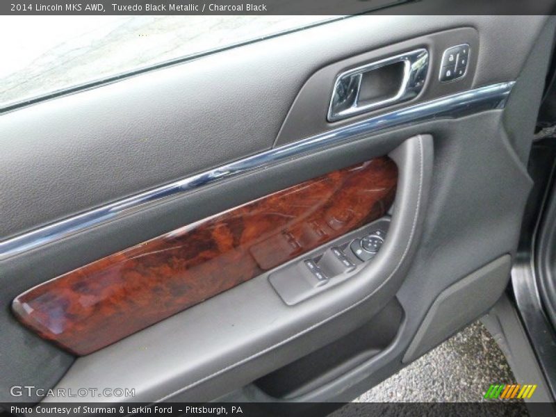 Tuxedo Black Metallic / Charcoal Black 2014 Lincoln MKS AWD