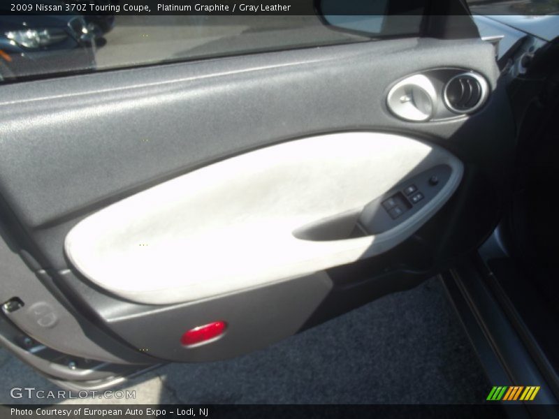 Platinum Graphite / Gray Leather 2009 Nissan 370Z Touring Coupe