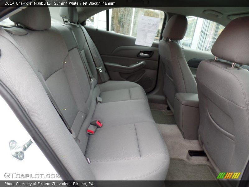 Summit White / Jet Black/Titanium 2014 Chevrolet Malibu LS