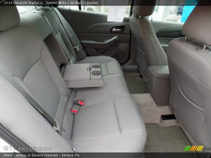 Summit White / Jet Black/Titanium 2014 Chevrolet Malibu LS