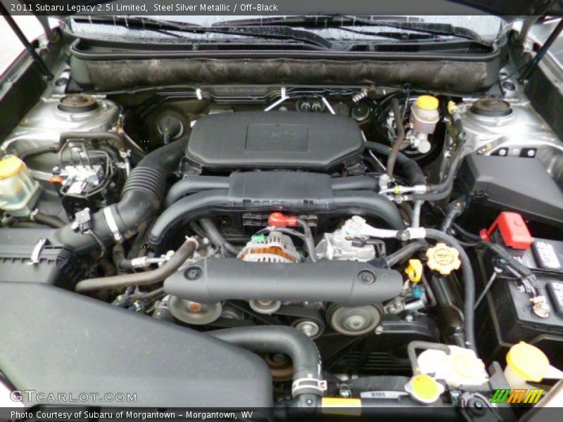 Steel Silver Metallic / Off-Black 2011 Subaru Legacy 2.5i Limited