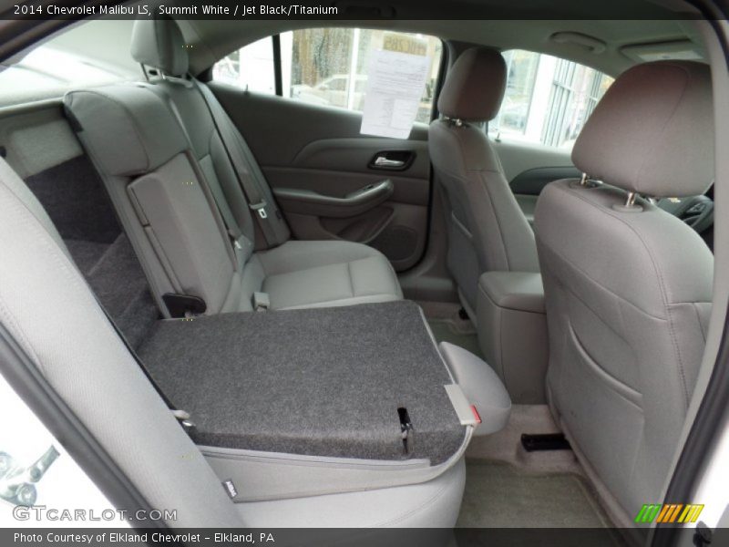 Summit White / Jet Black/Titanium 2014 Chevrolet Malibu LS