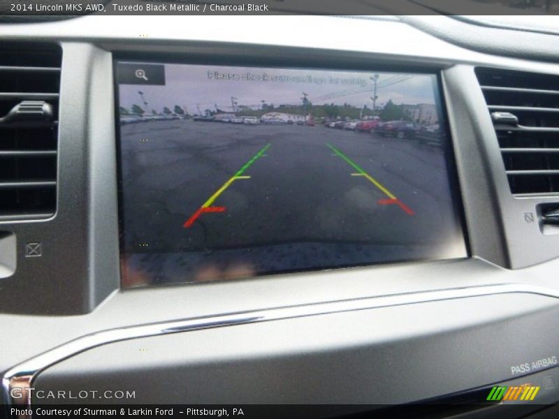 Tuxedo Black Metallic / Charcoal Black 2014 Lincoln MKS AWD