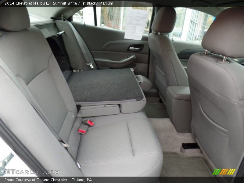 Summit White / Jet Black/Titanium 2014 Chevrolet Malibu LS