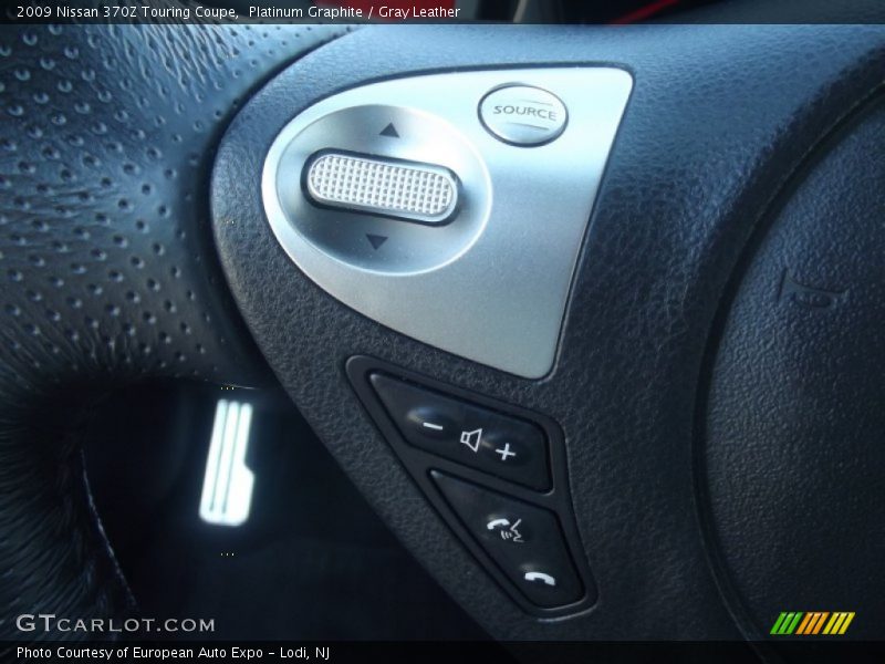 Platinum Graphite / Gray Leather 2009 Nissan 370Z Touring Coupe