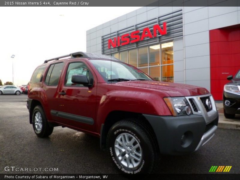 Cayenne Red / Gray 2015 Nissan Xterra S 4x4