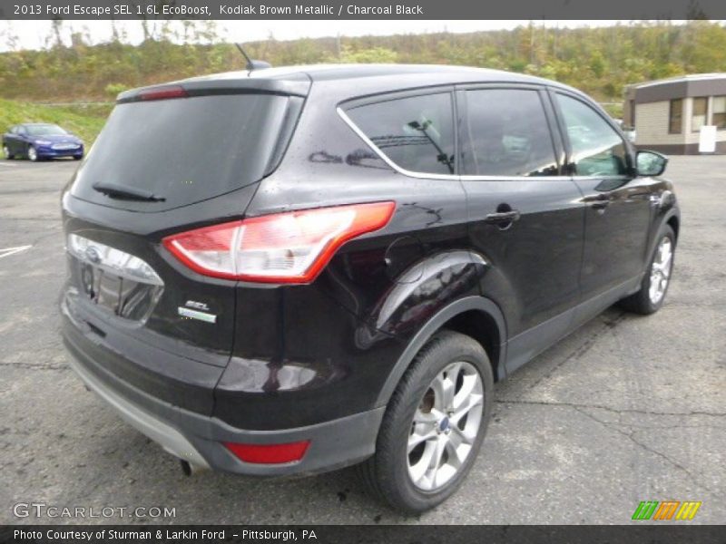 Kodiak Brown Metallic / Charcoal Black 2013 Ford Escape SEL 1.6L EcoBoost