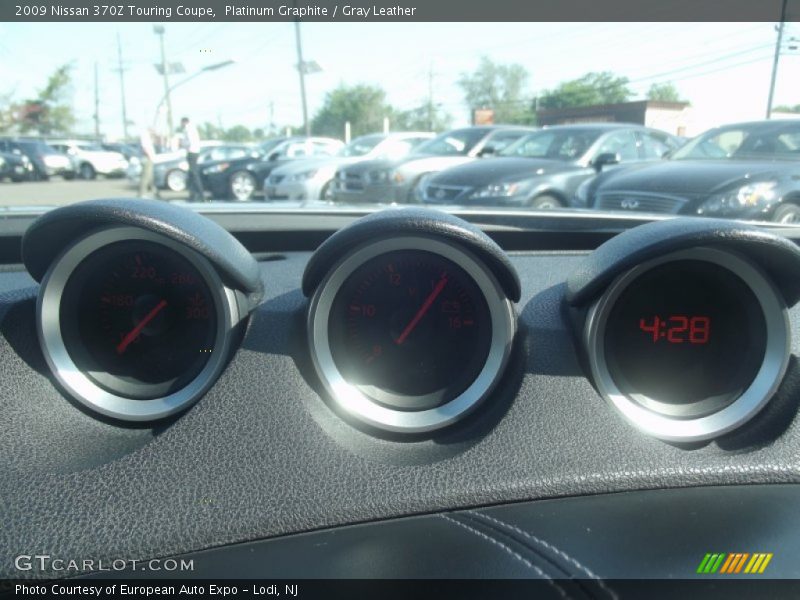 Platinum Graphite / Gray Leather 2009 Nissan 370Z Touring Coupe