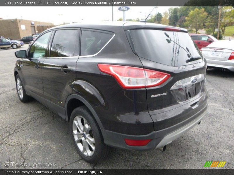 Kodiak Brown Metallic / Charcoal Black 2013 Ford Escape SEL 1.6L EcoBoost
