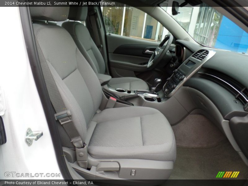Summit White / Jet Black/Titanium 2014 Chevrolet Malibu LS