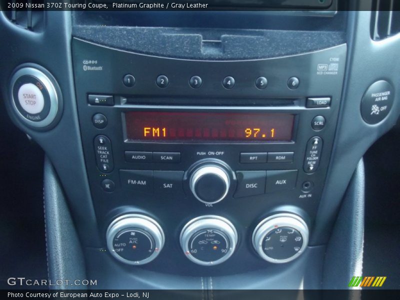 Platinum Graphite / Gray Leather 2009 Nissan 370Z Touring Coupe