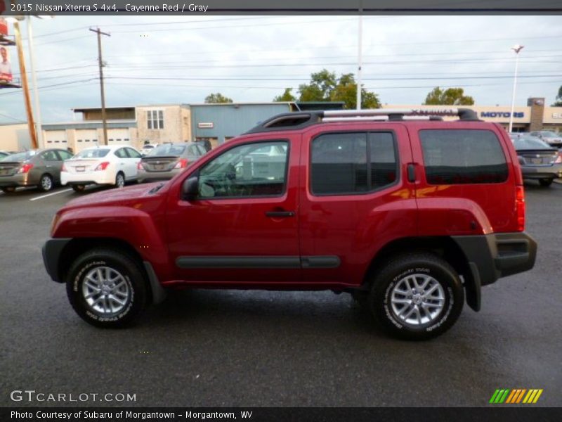 Cayenne Red / Gray 2015 Nissan Xterra S 4x4