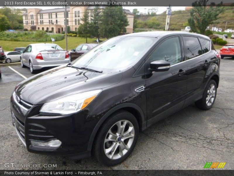 Kodiak Brown Metallic / Charcoal Black 2013 Ford Escape SEL 1.6L EcoBoost