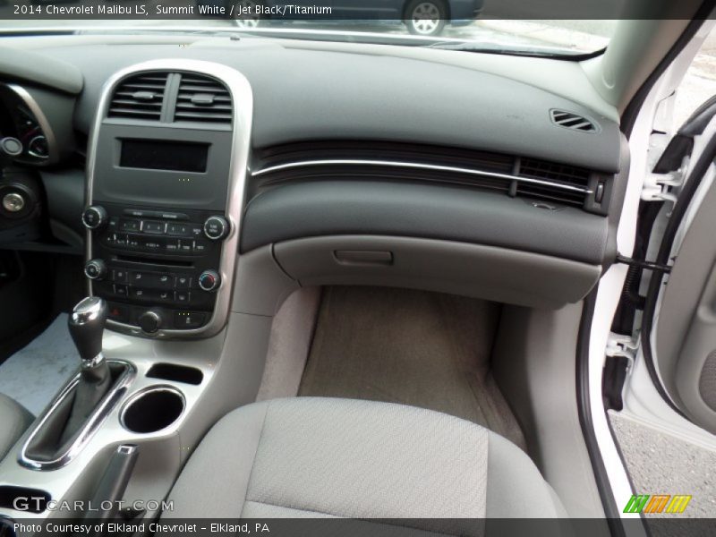 Summit White / Jet Black/Titanium 2014 Chevrolet Malibu LS
