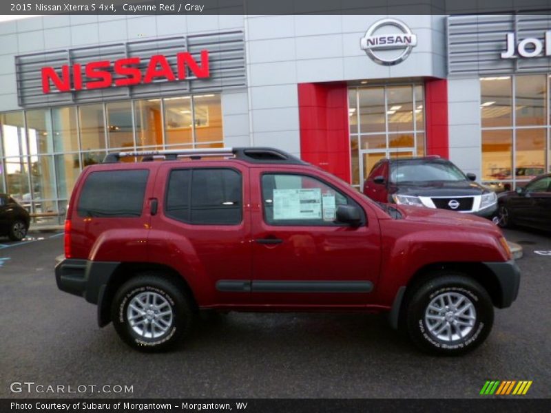 Cayenne Red / Gray 2015 Nissan Xterra S 4x4