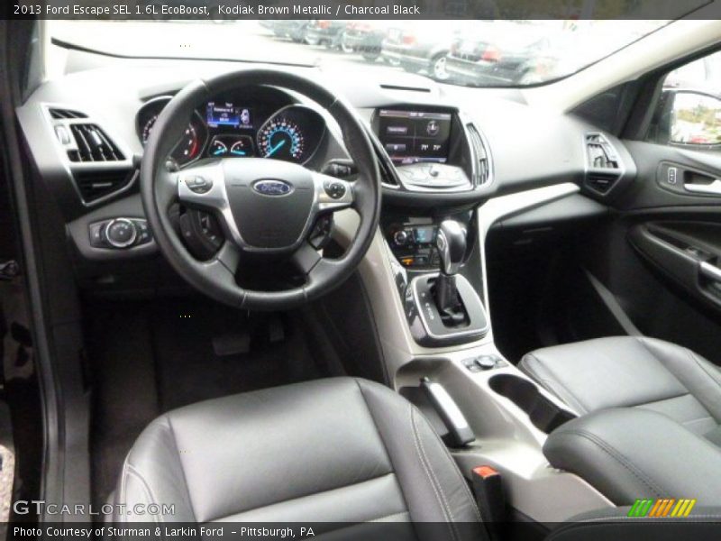 Kodiak Brown Metallic / Charcoal Black 2013 Ford Escape SEL 1.6L EcoBoost