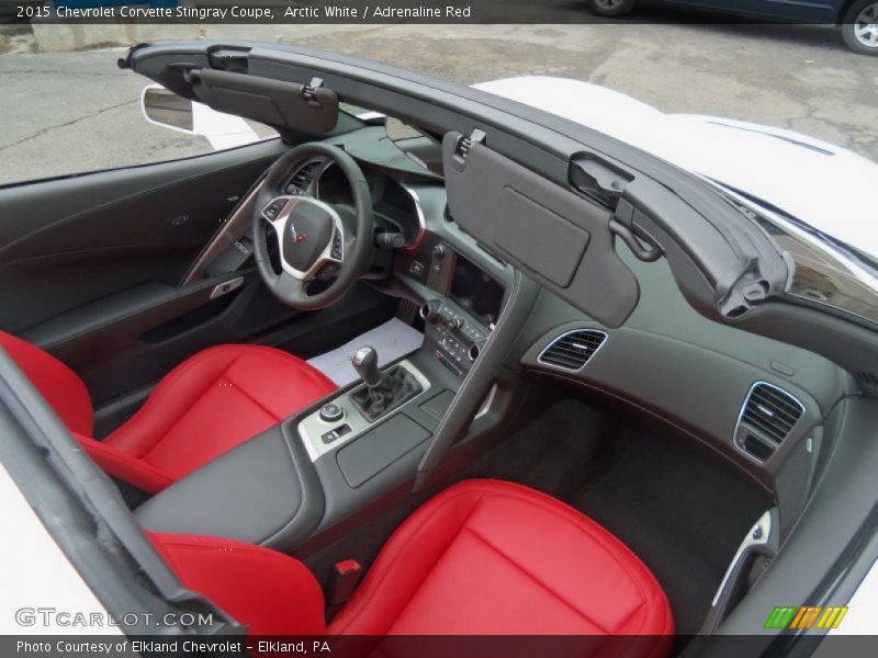  2015 Corvette Stingray Coupe Adrenaline Red Interior