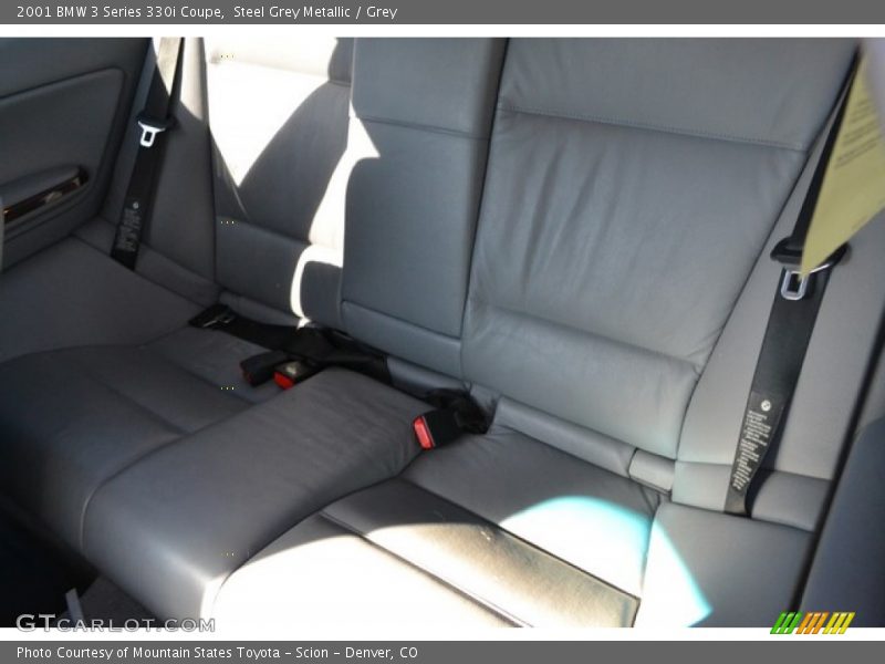 Steel Grey Metallic / Grey 2001 BMW 3 Series 330i Coupe