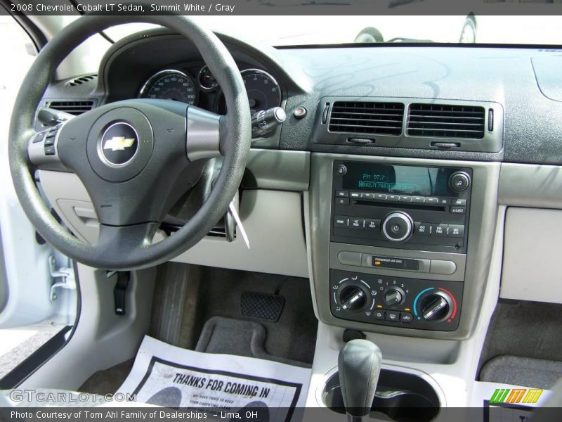 Summit White / Gray 2008 Chevrolet Cobalt LT Sedan