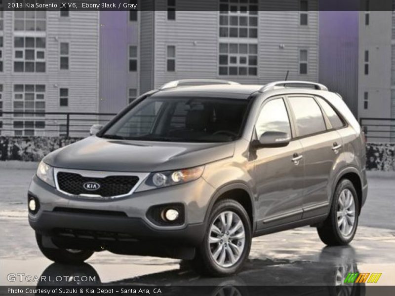 Ebony Black / Gray 2013 Kia Sorento LX V6