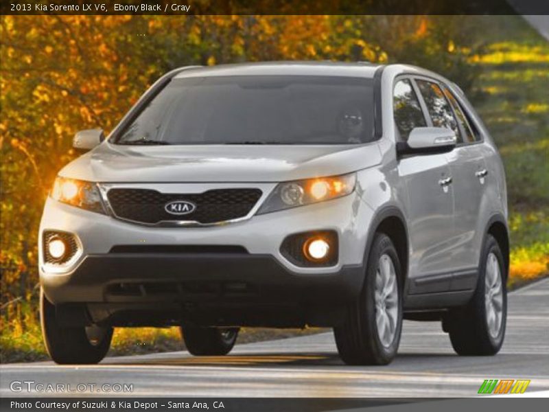 Ebony Black / Gray 2013 Kia Sorento LX V6