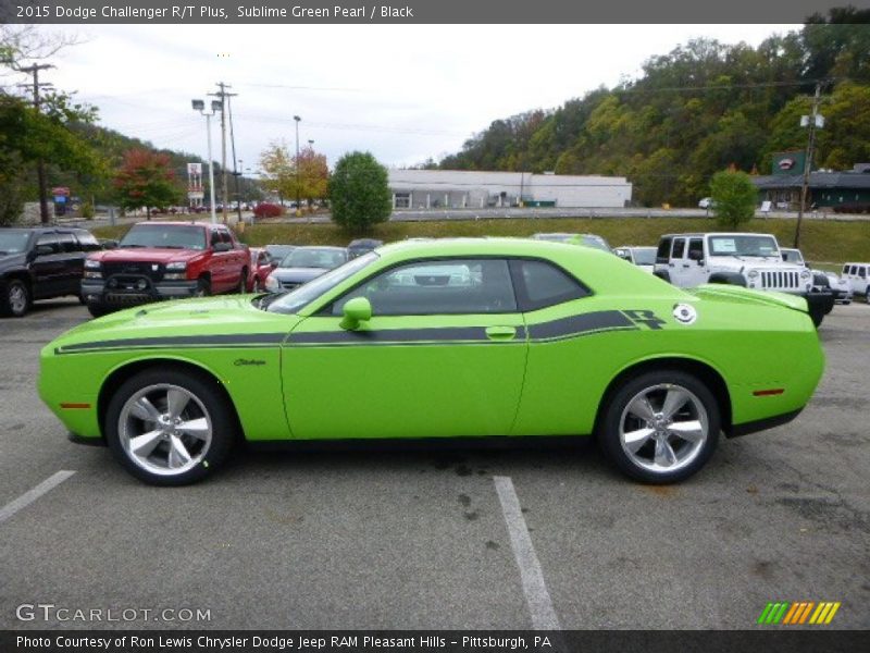  2015 Challenger R/T Plus Sublime Green Pearl