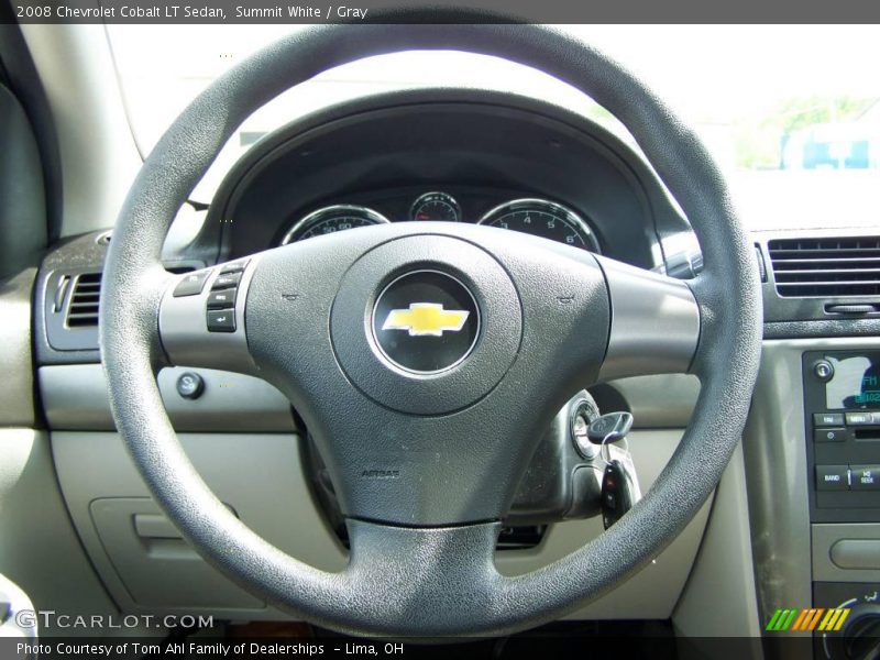 Summit White / Gray 2008 Chevrolet Cobalt LT Sedan