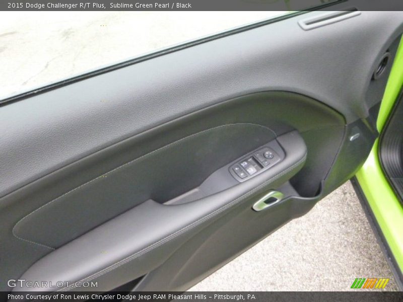 Sublime Green Pearl / Black 2015 Dodge Challenger R/T Plus