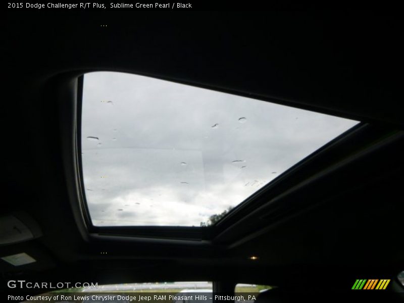 Sublime Green Pearl / Black 2015 Dodge Challenger R/T Plus