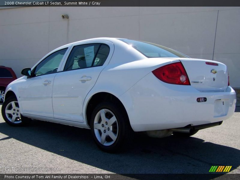 Summit White / Gray 2008 Chevrolet Cobalt LT Sedan