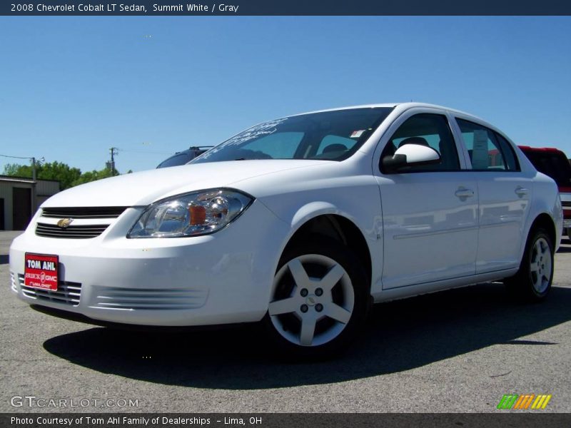 Summit White / Gray 2008 Chevrolet Cobalt LT Sedan