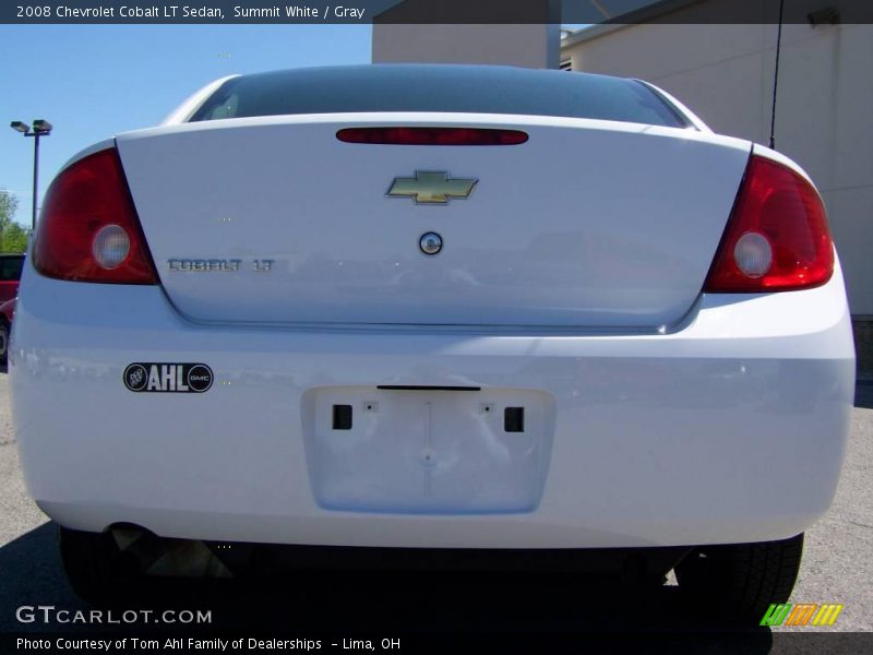 Summit White / Gray 2008 Chevrolet Cobalt LT Sedan