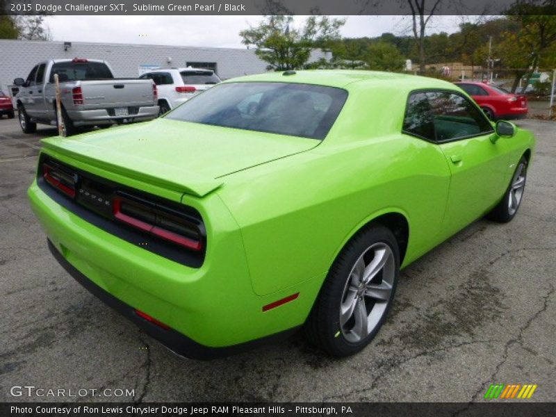  2015 Challenger SXT Sublime Green Pearl