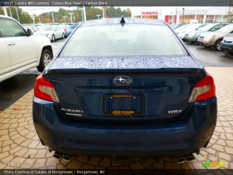 Galaxy Blue Pearl / Carbon Black 2015 Subaru WRX Limited