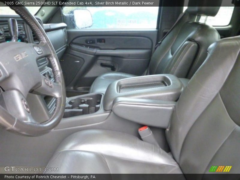 Silver Birch Metallic / Dark Pewter 2005 GMC Sierra 2500HD SLT Extended Cab 4x4