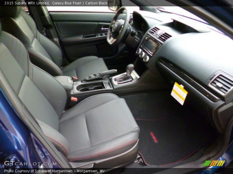  2015 WRX Limited Carbon Black Interior